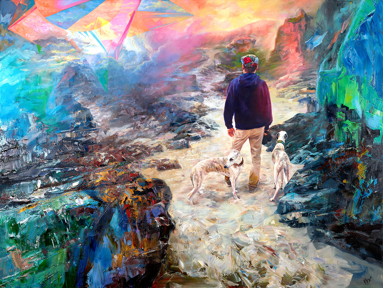 Long Way Together painting - Paul Richmond Studio