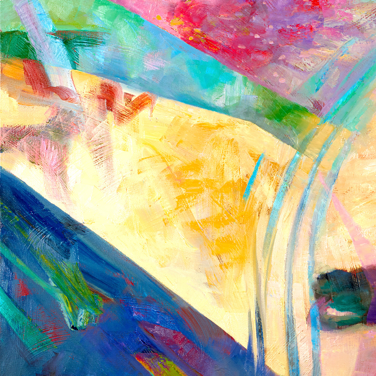 Looking Forward painting - Paul Richmond Studio
