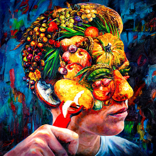 Mise En Face painting - Paul Richmond Studio