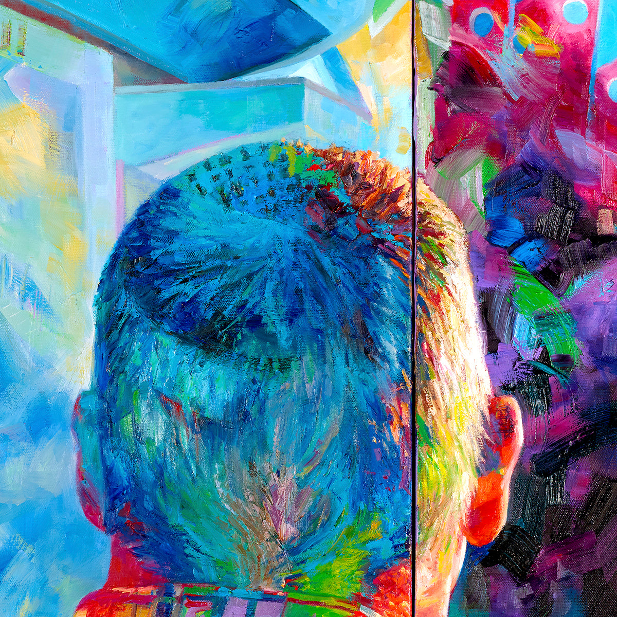 Moving On Through painting - Paul Richmond Studio