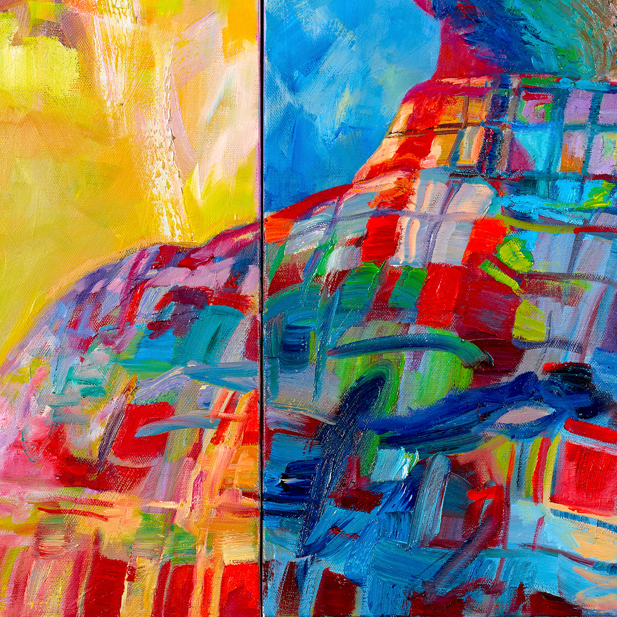 Moving On Through painting - Paul Richmond Studio
