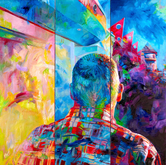Moving On Through painting - Paul Richmond Studio