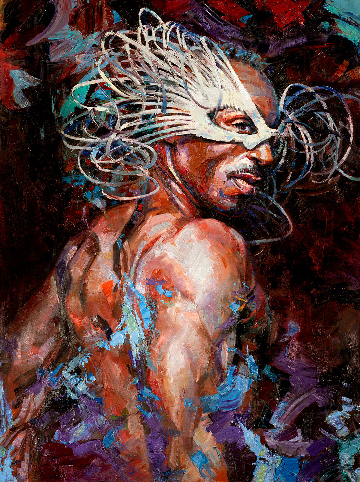 Out of the Shadows painting - Paul Richmond Studio