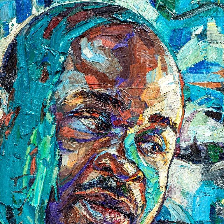 Quiet Courage painting - Paul Richmond Studio