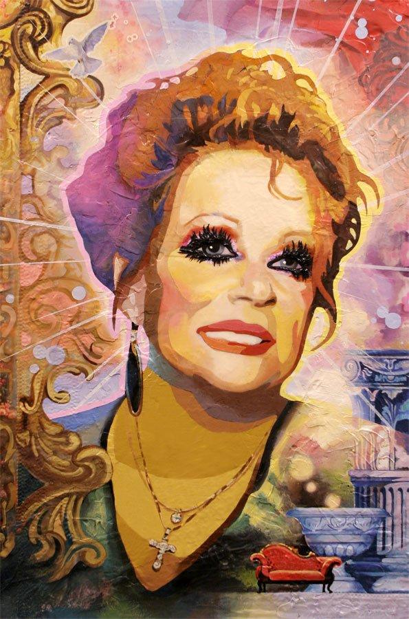 Remembering Tammy Faye painting - Paul Richmond Studio
