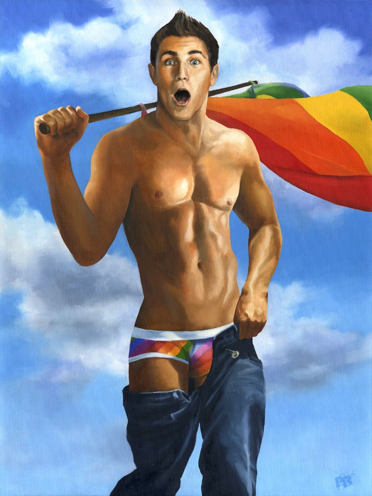 Rainbow Pride Cheesecake print - Paul Richmond Studio
