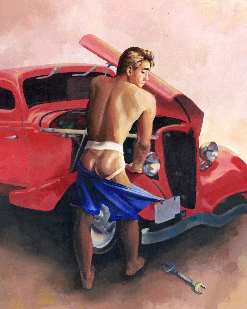Rear View print - Paul Richmond Studio