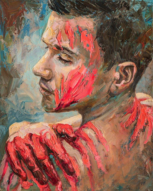 Shades of Strength painting - Paul Richmond Studio