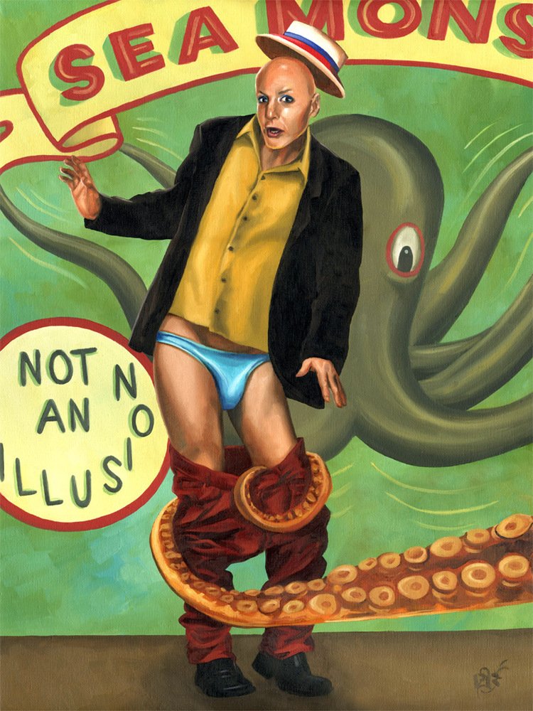 Sideshow Attraction, Starring James St. James  print - Paul Richmond Studio