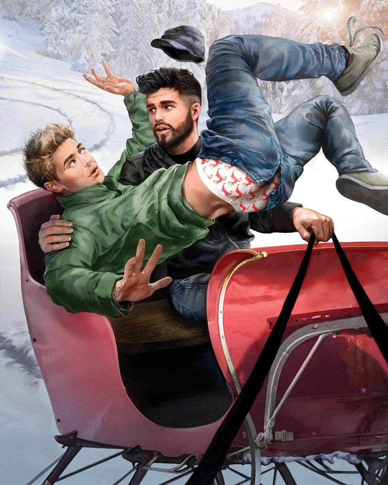 boy pantsed Sleigh Ride print – Paul Richmond Studio