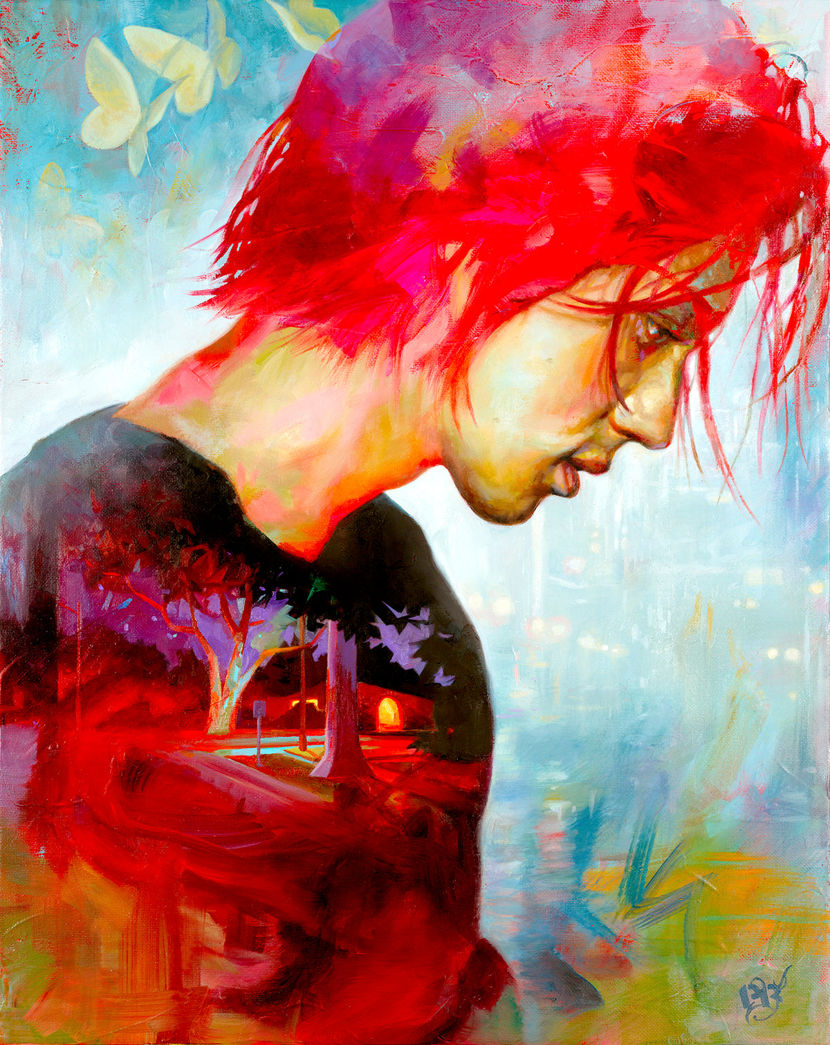 Take Yourself Home (commission for Troye Sivan) painting - Paul Richmond Studio