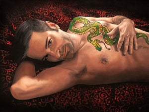 The Snake Charmer painting - Paul Richmond Studio