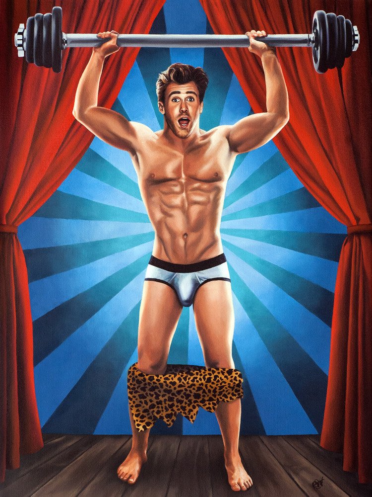 The Strongman print - Paul Richmond Studio