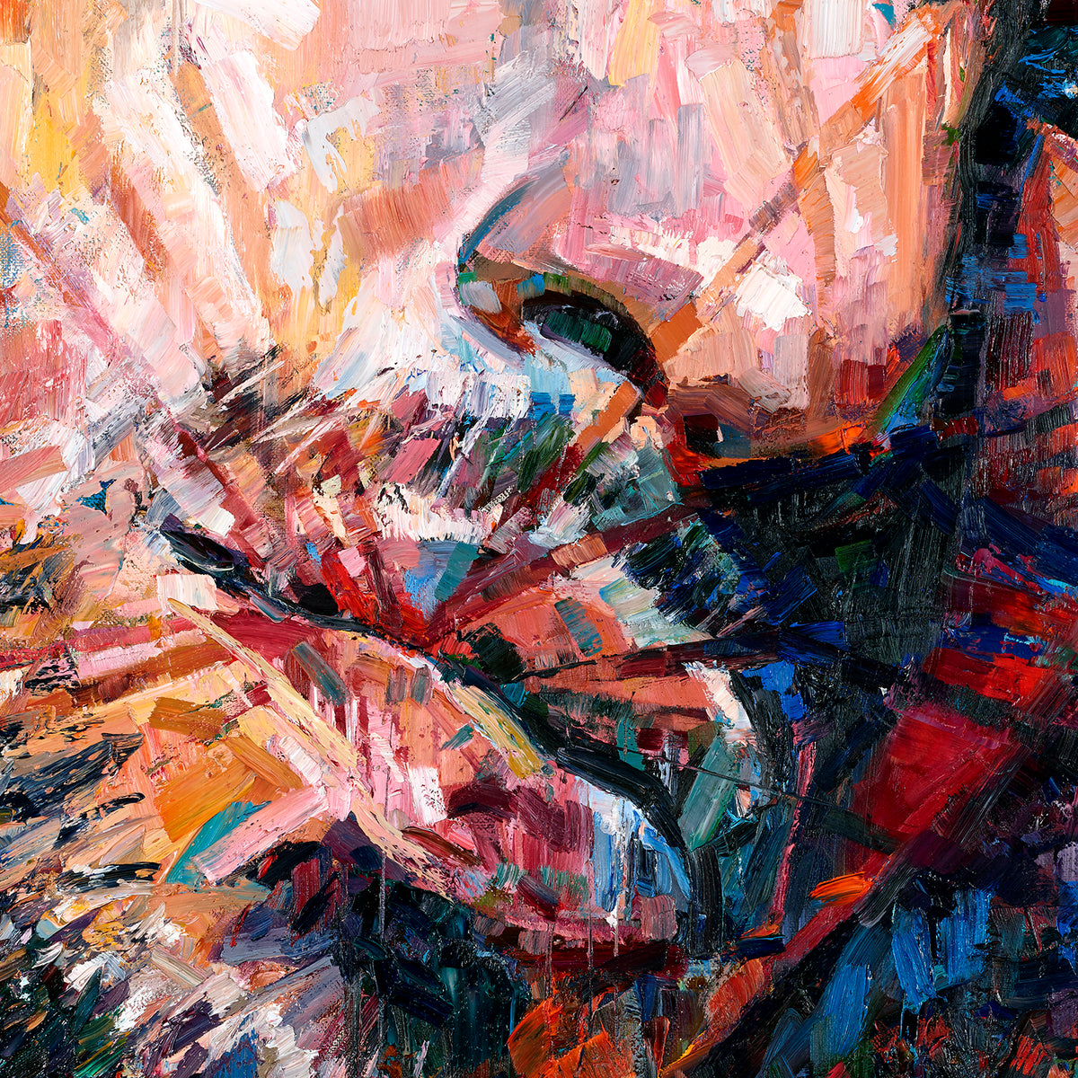 Too Many Questions painting - Paul Richmond Studio