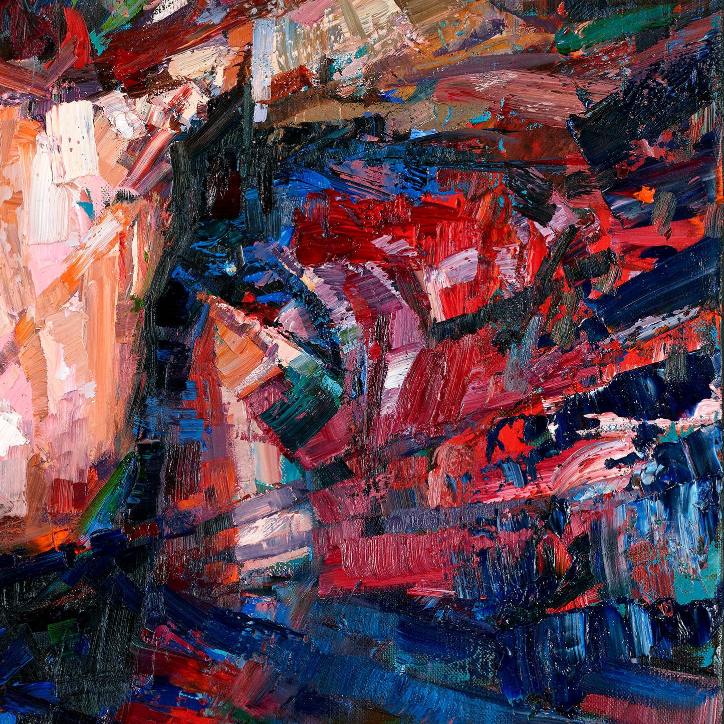 Too Many Questions painting - Paul Richmond Studio