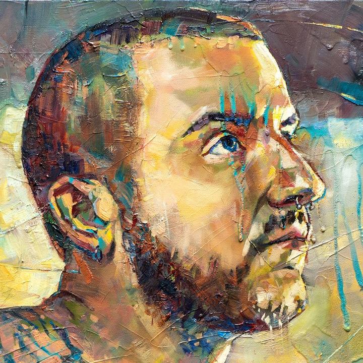 Transfiguration painting - Paul Richmond Studio