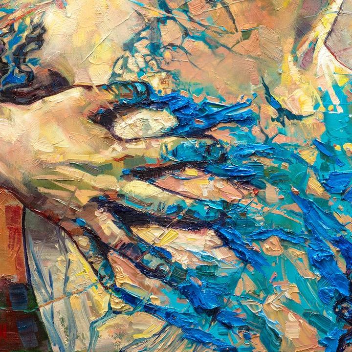 Transfiguration painting - Paul Richmond Studio