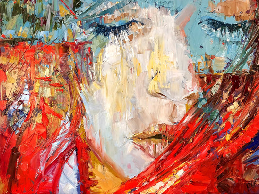 Unspoken Truth painting - Paul Richmond Studio