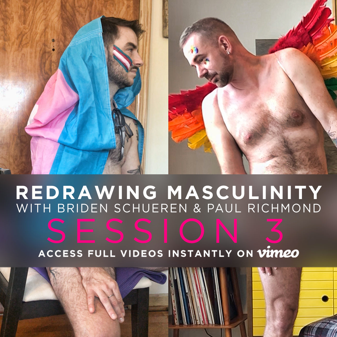Redrawing Masculinity Workshop Videos with Briden Schueren & Paul Richmond