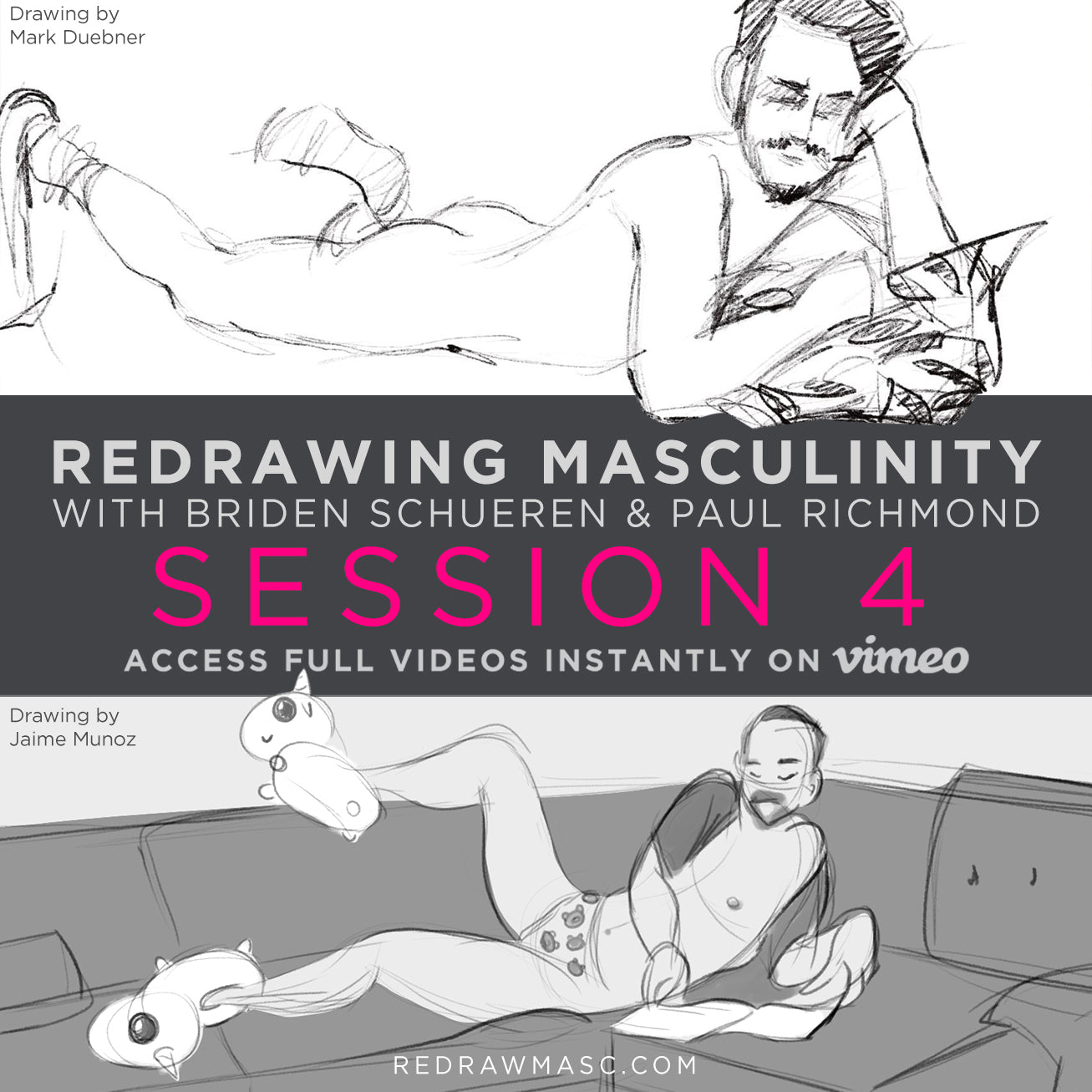 Redrawing Masculinity Workshop Videos with Briden Schueren & Paul Richmond - Paul Richmond Studio