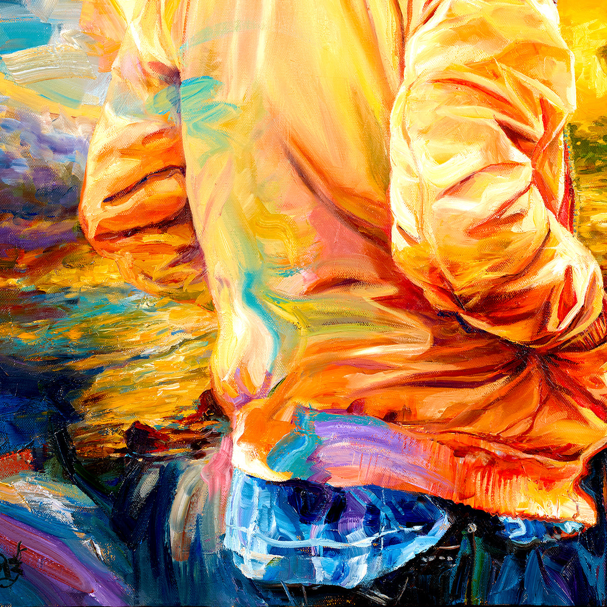 Wander painting - Paul Richmond Studio