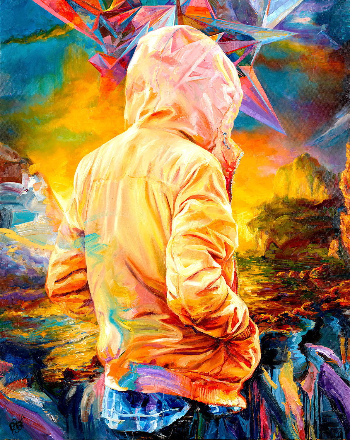 Wander painting - Paul Richmond Studio