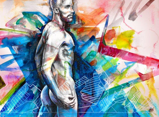 Where To Go painting - Paul Richmond Studio